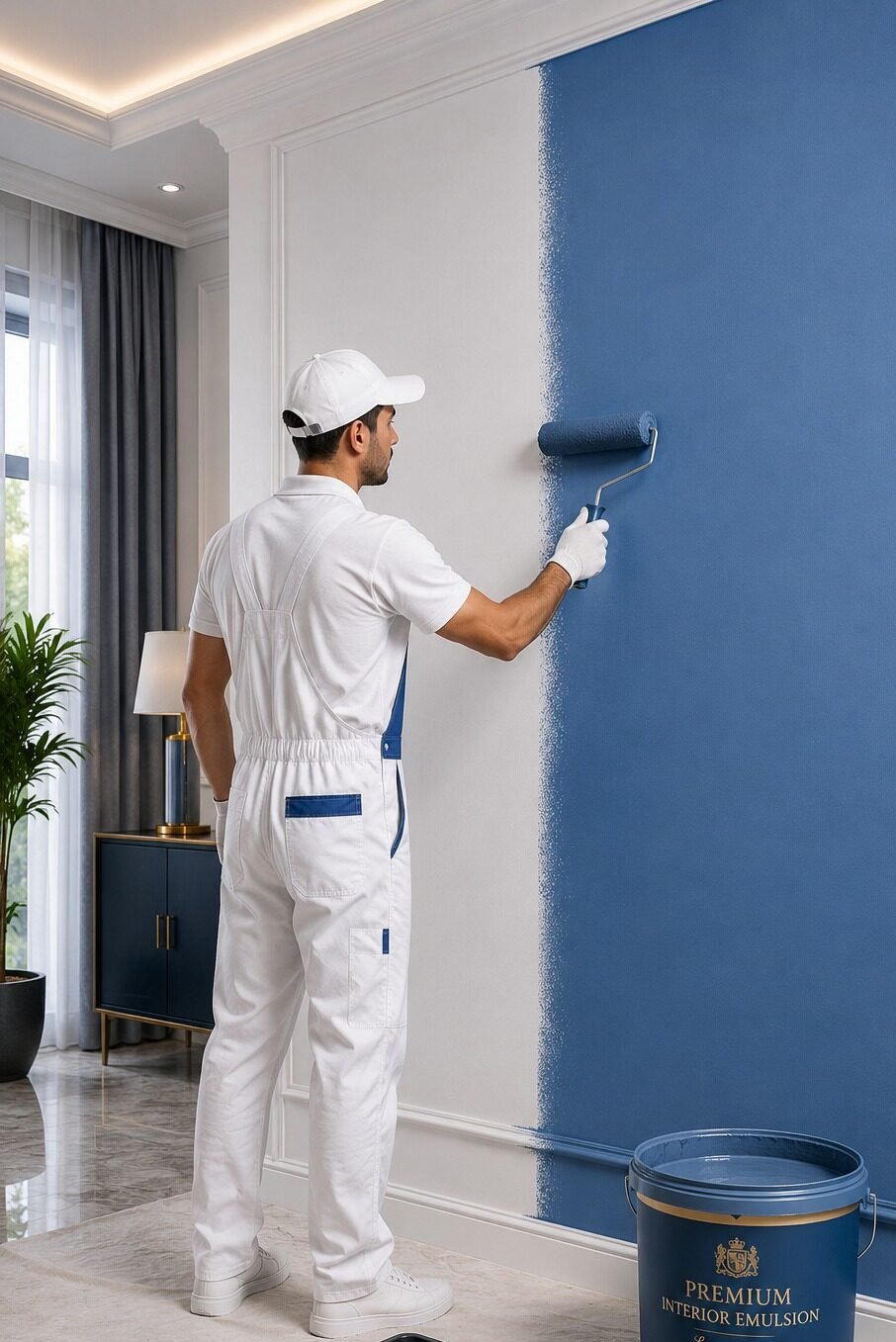 painting with interior and exterior