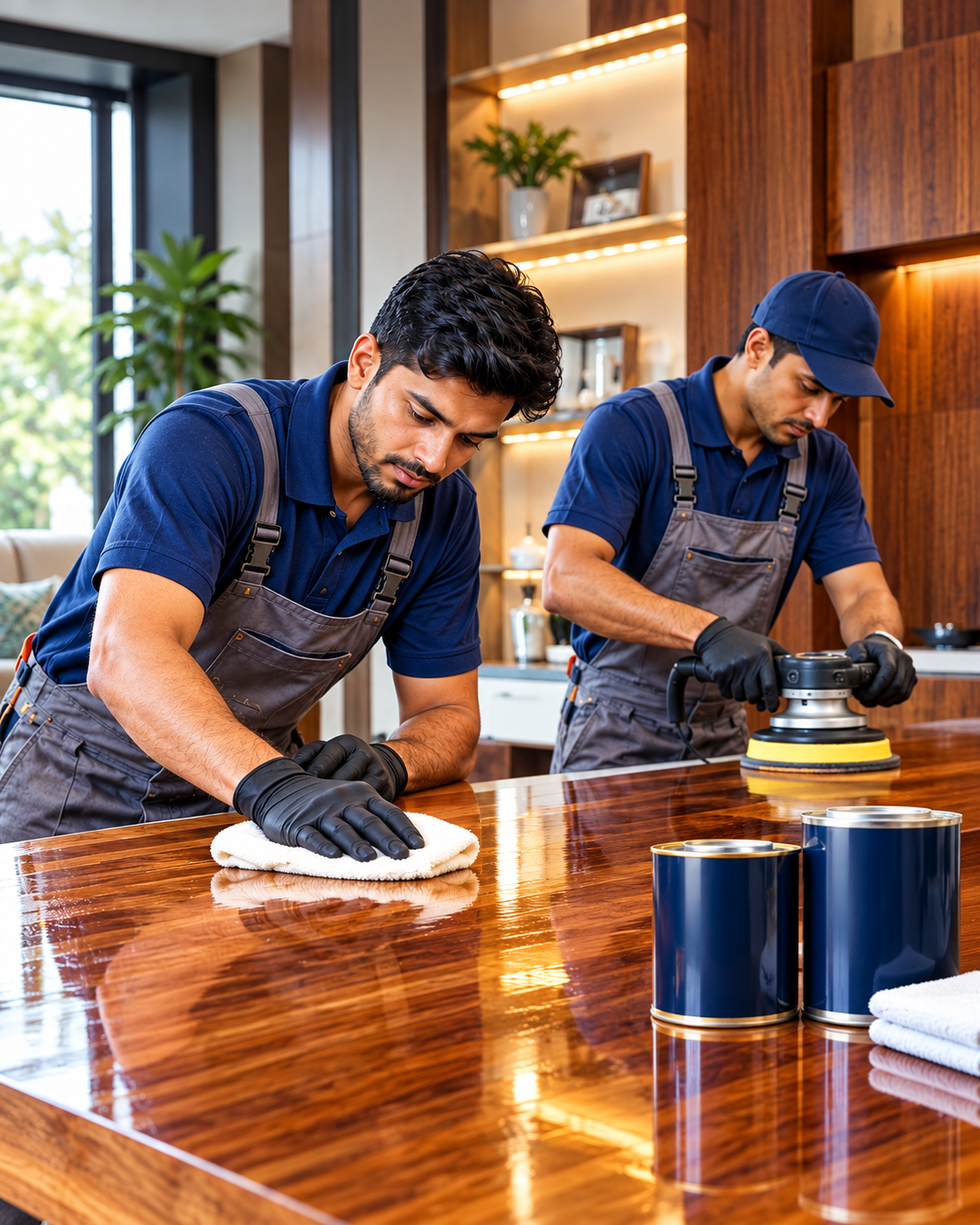PU and Duco wood polish for smooth and durable wooden surfaces